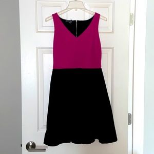 INC International Concepts Fuschia and Black Dress Small